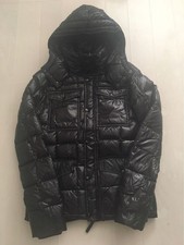 Size S AKM DUVETICA M65 puffer jacket black