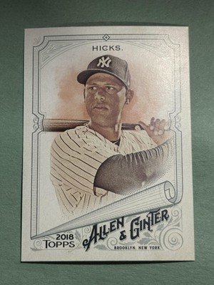 Aaron Hicks 2018 Topps Allen & Ginter New York Yankees #44 FF774
