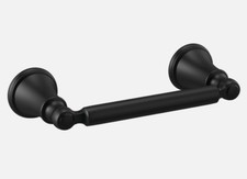 Delta 73250-BL Woodhurst Wall Mounted Pivoting Matte Black Toilet Paper Holder