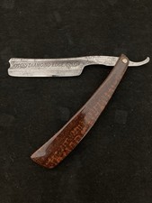 JRM - Rare Wade  Butcher Bellied  Diamond Edge  Straight Razor  Snakewood