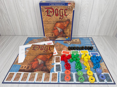 Doge Game Rio Grande Games Leo Colovini 2000 Simba Toys COMPLETE Very Clean!