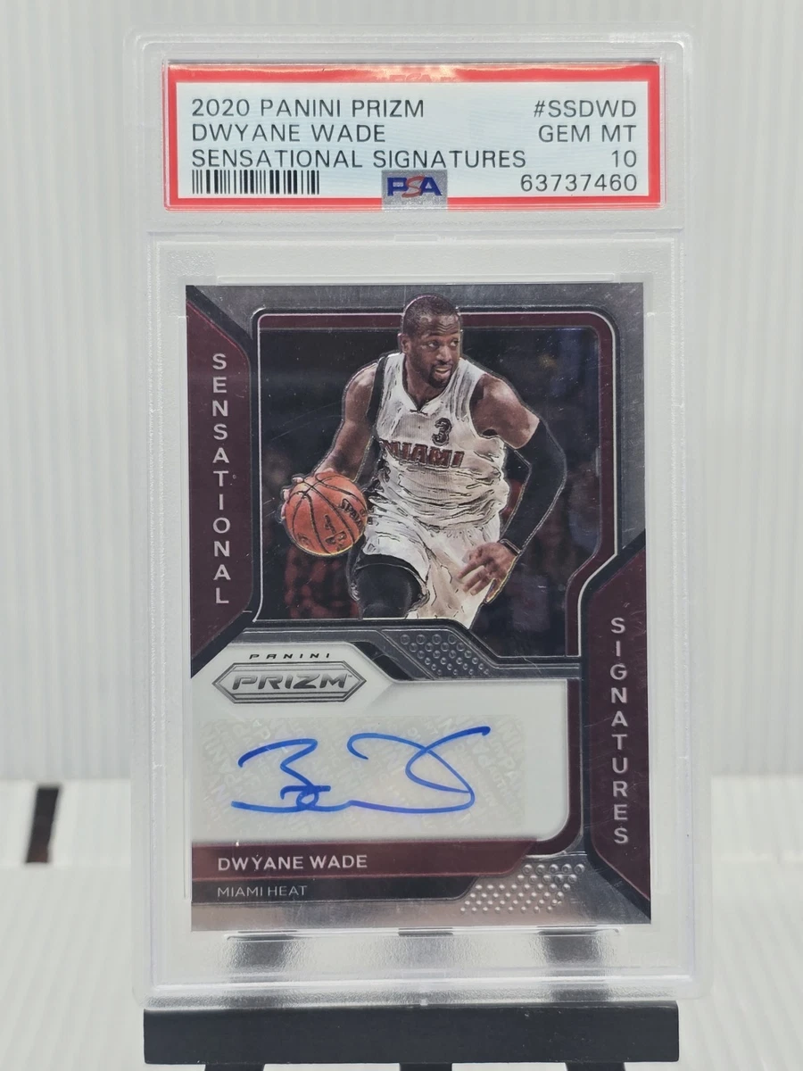 Panini Dwyane Wade Basketball Autographed Sports Trading Cards
