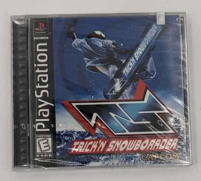 NEW Trick'N Snowboarder PlayStation PS1 Capcom Resident Evil Leon Hangtab SEALED
