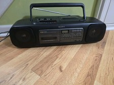 Vintage Large Sony Boombox CFD 59 Am/Fm Stereo Cd/Tape