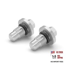 - Made in USA - DP021-1 Stainless Steel Supercharger Bleeder Screw Kit for