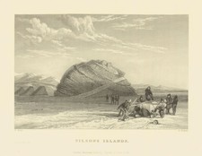 Tilsons Islands by Captain John Ross?2nd Arctic Expedition 1835 old print