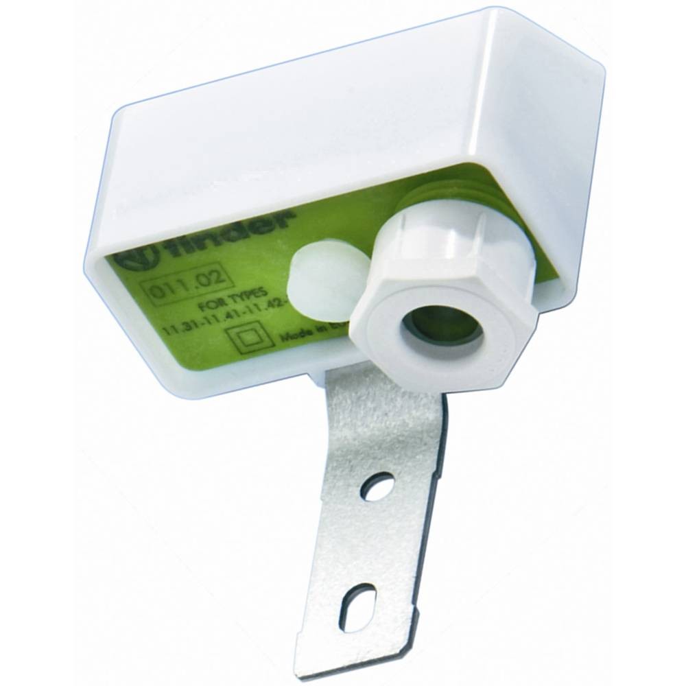 Cellule photosensible encastrable Finder 011.02 en version compacte noire