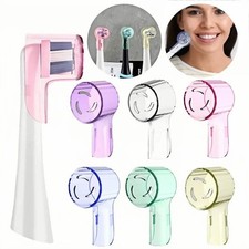 2-8Pcs Colors Toothbrush Dustproof Covers Caps Compatible with Braun Oral B iO