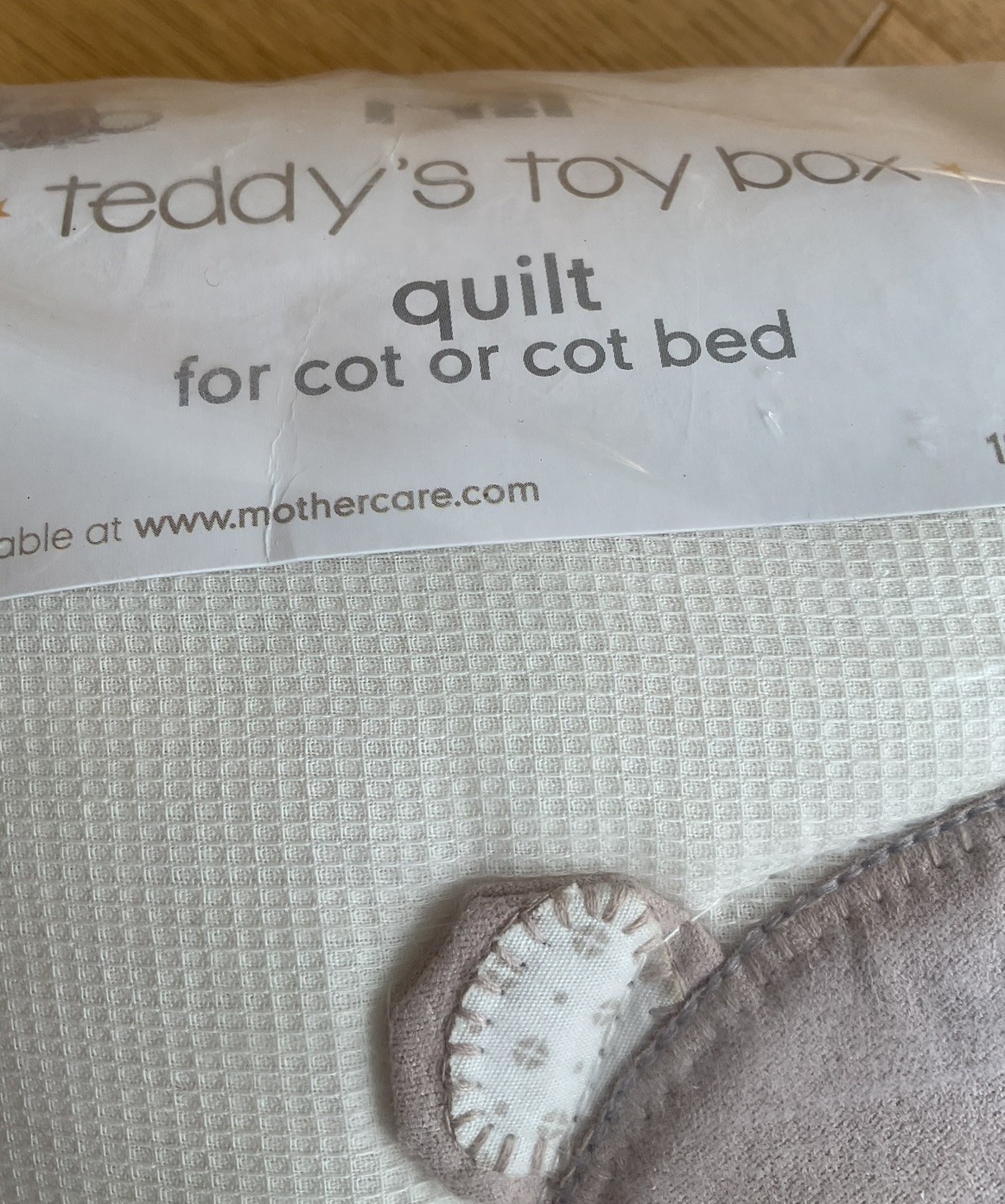 Trapunta per lettino/lettino letto lettino giocattolo Mothercare foto 3