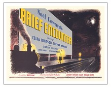 Noel Coward's Brief Encounter - Vintage British Film Movie Poster 1945