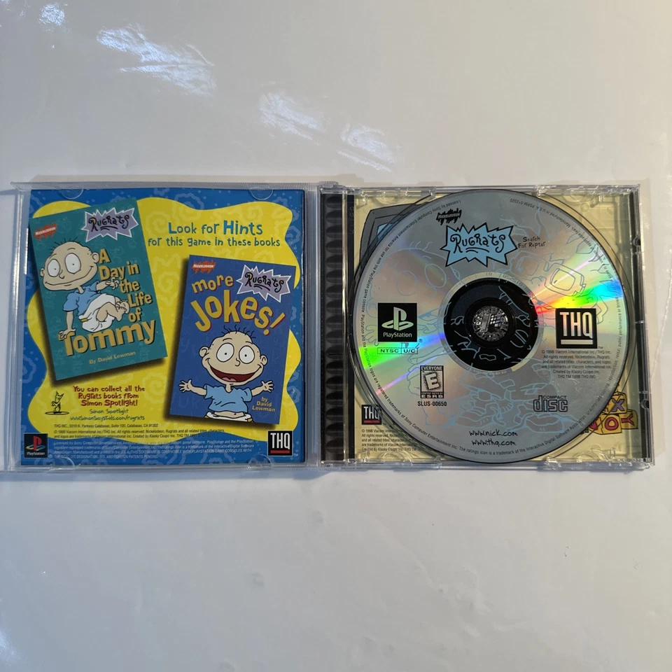 Rugrats: Search for Reptar (Sony PlayStation 1, PS1, 1998) Complete CIB - Tested - Image 3 of 4