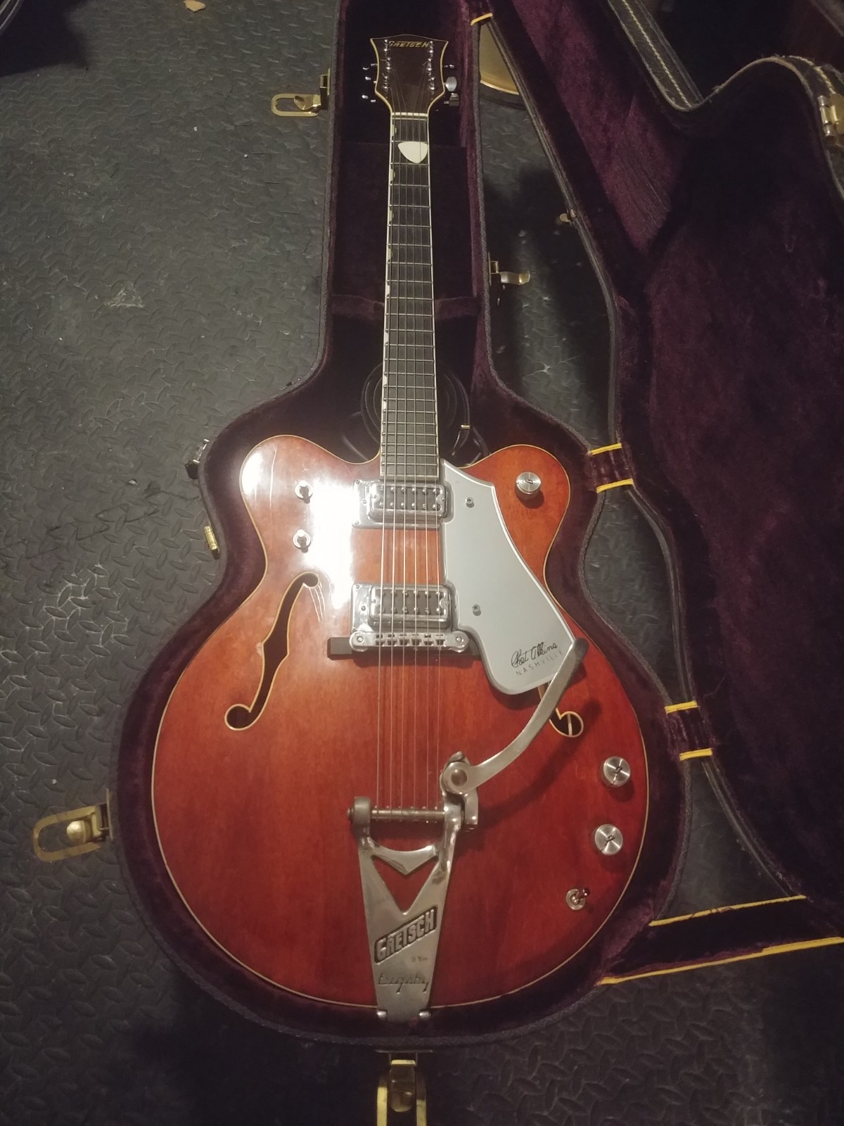 Gretsch 1975 7660 Chet Atkins Nashville Cherry Red