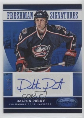 2012-13 Certified Mirror Blue 51/99 Dalton Prout #166 Rookie Auto RC 0c2