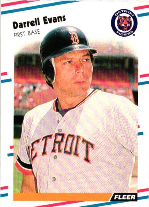 1988 Fleer #54 Darrell Evans