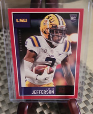 Score 2019 Justin Jefferson LSU Tigers Rookie Football Card #2. rookie card picture