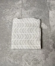 Circo Baby Receving Blanket Gray White Stripe Arrow Soft Flannel Lovey 26"x27"