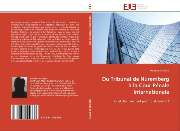 Modeste Bisangwa | Du Tribunal De Nuremberg à La Cour PéNale Internationale-image