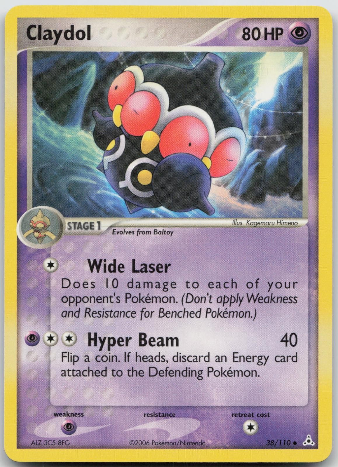 Claydol 38/110 UC Holon Phantoms Pokemon NM C20-58