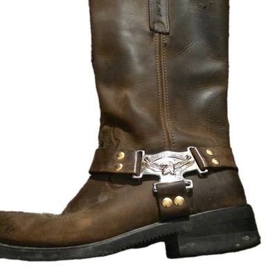 1980s Harley Davidson Men's Harness Boots 11 M USA Made Vintage