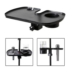 Microphone Stand Tray Sound Card Tray Adjustable Clamp Tray Microphone Rack