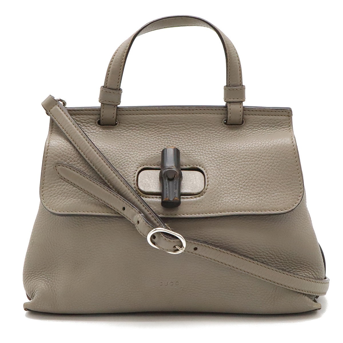 GUCCI Bamboo Daily Top Handle Shoulder Bag 370831