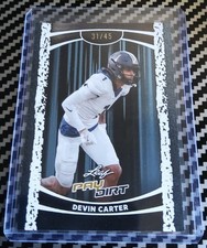  2026 Leaf Pay Dirt Devin Carter #31/45 Light Blue #77 NM WVU Mountaineers