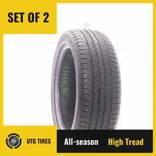 Set Of 2 Used 24550r20 Yokohama Yk-ctx 102v - 1032 Set Of 2 Used 24550r20 Yokohama Yk-ctx 102v - 1032
