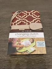 New JJ COLE CHANGING CLUTCH Large Diaper Changing Pad