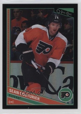 2013-14 O-Pee-Chee Black Rainbow Foil 2/100 Sean Couturier #305 k2t