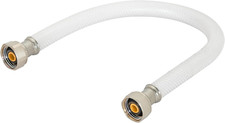 16 Inch FIP Flexible Faucet Connector, 1/2 X 1/2 In. FIP, Reinforced PVC Supply
