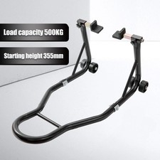 Heavy Duty Rear Motorcycle Paddock Stand Black Motorbike Stand For Most DIY Task