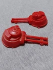 G.I.Joe Defiant Space Vehicle Laser Turrets (2) Vintage 1980s Original Parts