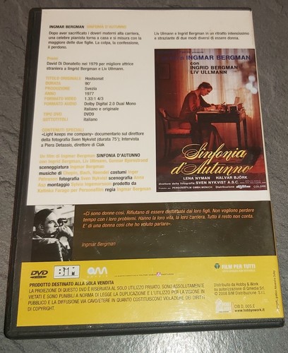 SINFONIA D'AUTUNNO CON INGRID BERGMAN FUORI CATALOGO - Foto 2 di 3