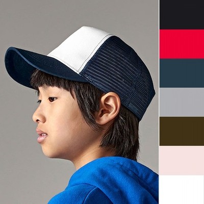 Beechfield Junior Snapback Trucker B640B Kinder Kappe NEU