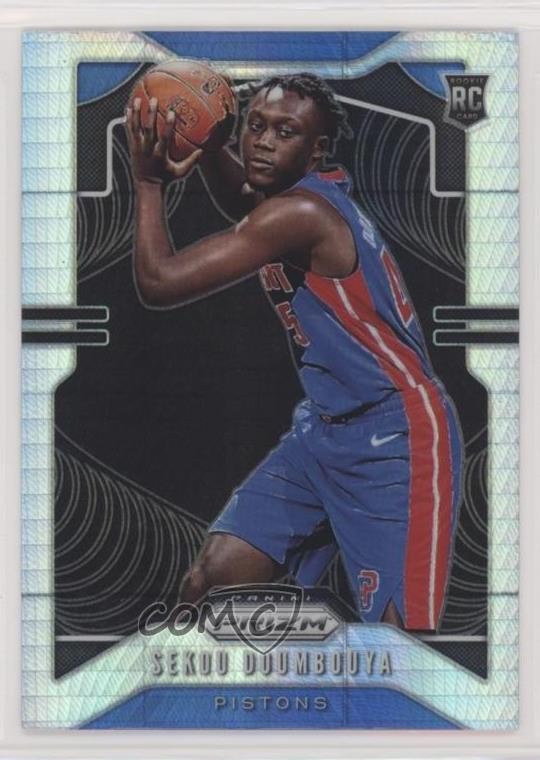 2019-20 Panini Prizm Rookie Hyper Prizm Sekou Doumbouya #261 0b3