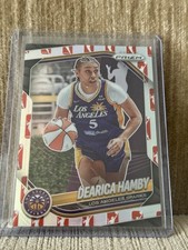 2025 Panini Prizm WNBA #39 Dearica Hamby Logo Refractor SP LA Sparks