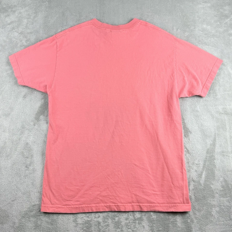 Camisa Brother Merle Grande Rosa Coral Cuello Redondo Dedo Medio Gráfico Camiseta Indie Foto 3 de 4