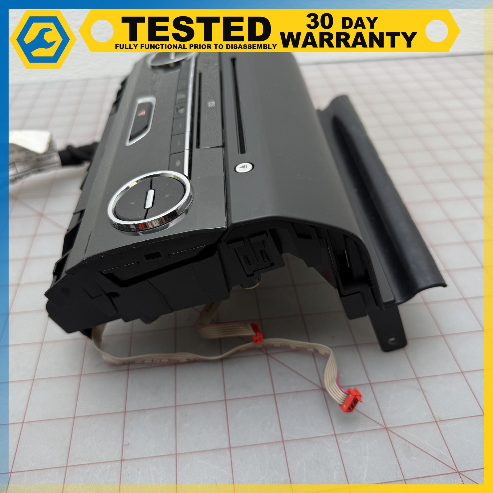 14-16 MASERATI GHIBLI AC HEATER CLIMATE CONTROL SWITCH PANEL W/ CD CHANGER OEM