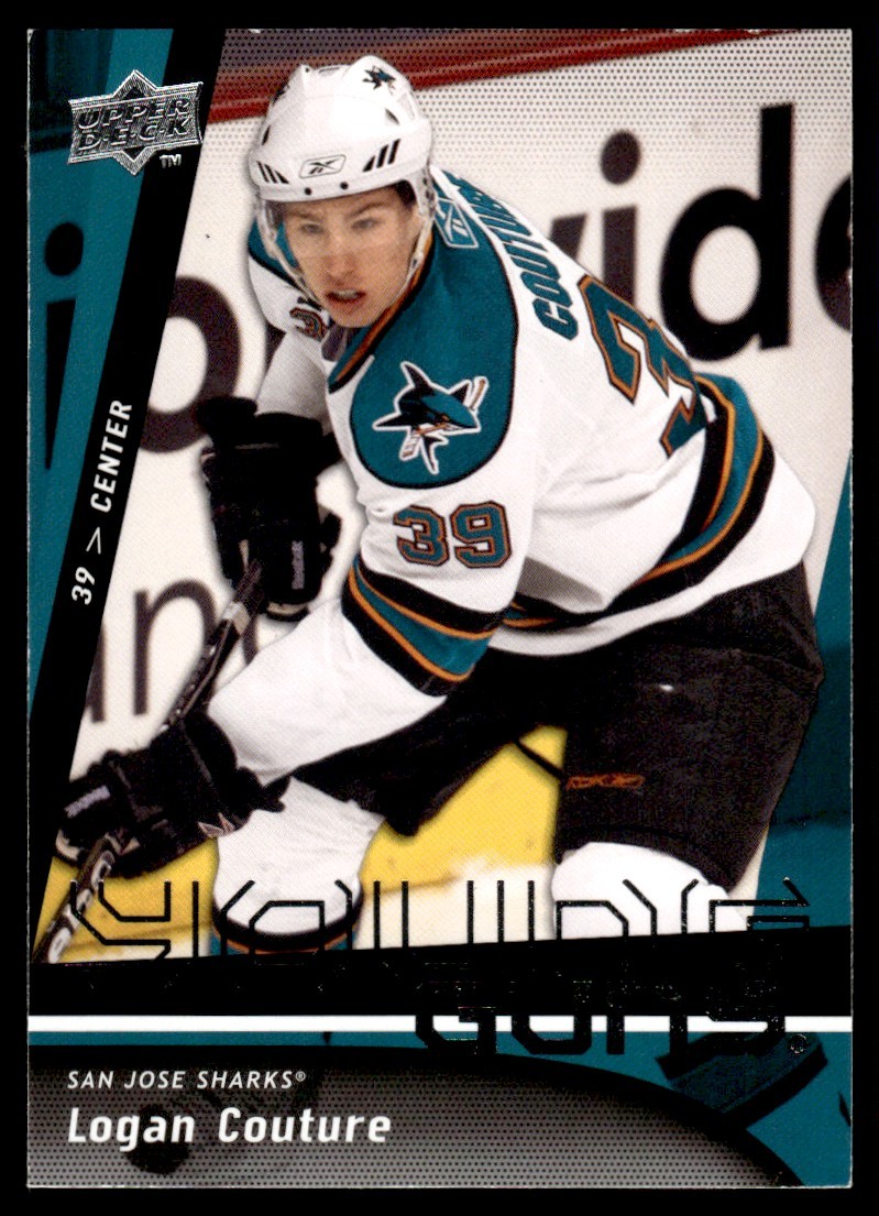 2009-10 Upper Deck Young Guns Logan Couture Rookie San Jose Sharks #487