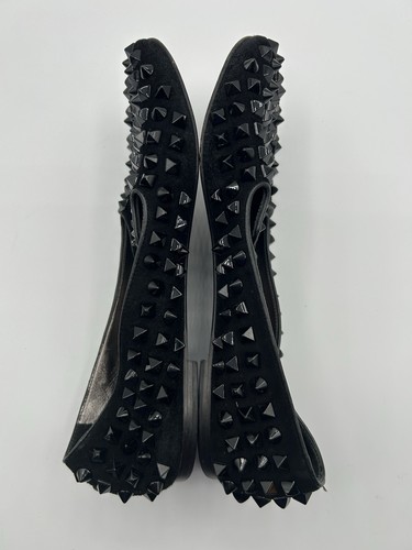 Philipp Plein Studded Loafers Shoes Black Suede Women's 39, 8.5 - Picture 7 of 10