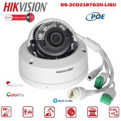 Hikvision DS-2CD2187G2H-LISU 8MP IP Kamera PoE Hybrid Light ColorVu Nachtsicht