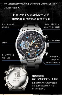 ONE PIECE × SEIKO 25th Anniversary TV Anime Watch Limited 5000