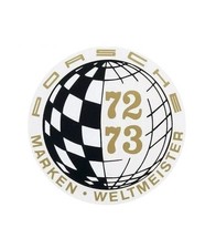 Genuine Porsche Window Decal 72 73 Marken Weltmeister World Champion 91170110304