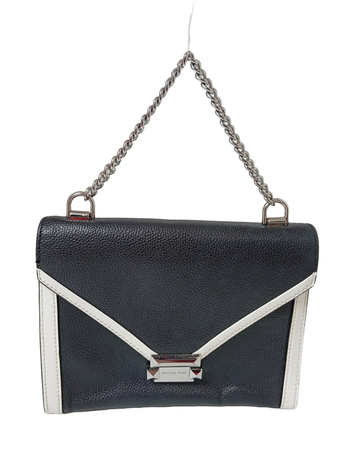 MICHAEL KORS Borsa messenger Donna Borsa nero-bianco stile casual