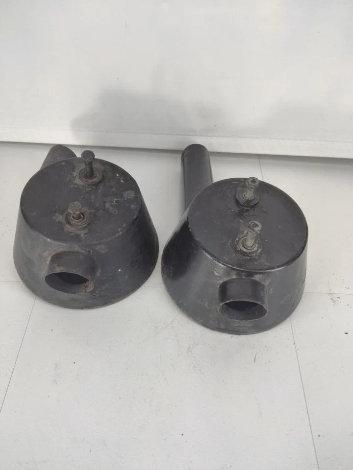 Carcasas de filtro de aire MG MGB 1965 a 1974 carcasas de respirador delanteras y traseras Foto 3 de 4