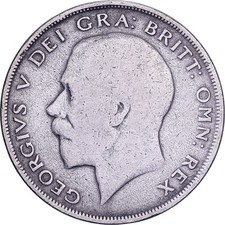 [#1512192] Great Britain, George V, Half crown, 1921, British Royal Mint, Silver