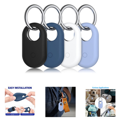 4-Pack Silicone Protective Cases for Samsung Galaxy SmartTag 2 with Keychain