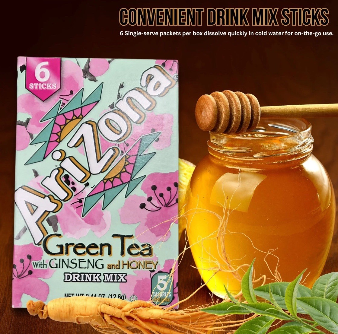 W/ginseng & Honey Drink Mix  6 Sticks / 18 Total Sticks
