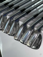 PowerBilt Citation Iron Set 1-10 (8 Clubs) Vintage Steel Shaft Blades