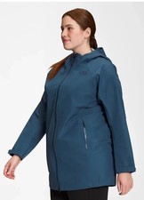 The North Face Jacket Womens M Flight Dryzzle Futurelight Hoodie Navy